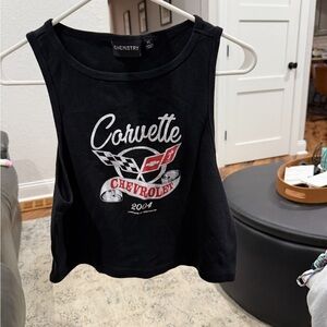 Chemistry Black Corvette Chevrolet Tank Top